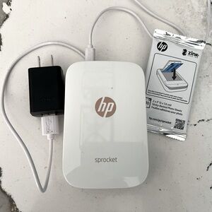 HP Sprocket Photo Printer with Charger (2x3”)